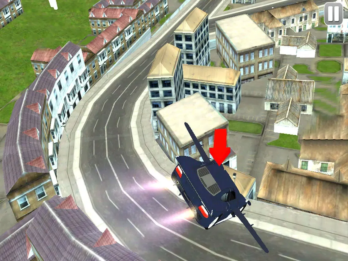 Futuristic Flying Car : Crazy Driving Simulator 3D iPad 應用截圖