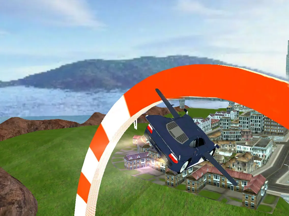 Futuristic Flying Car : Crazy Driving Simulator 3D iPad 應用截圖