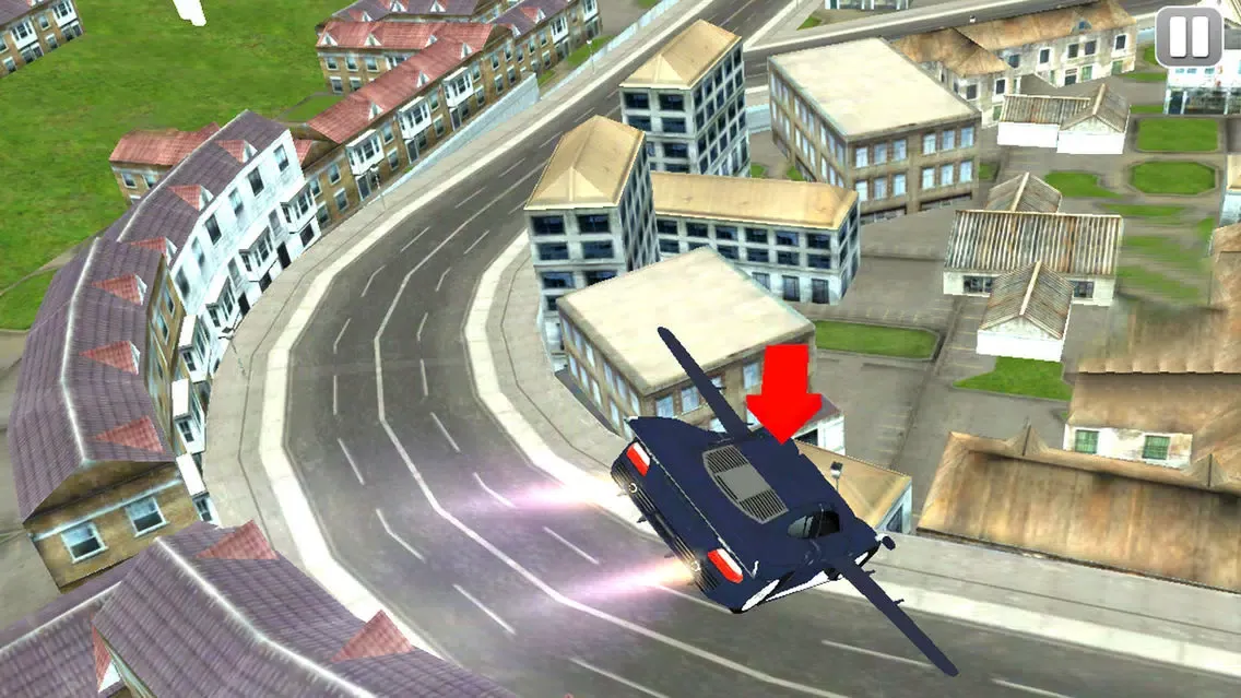 Futuristic Flying Car : Crazy Driving Simulator 3D應用截圖