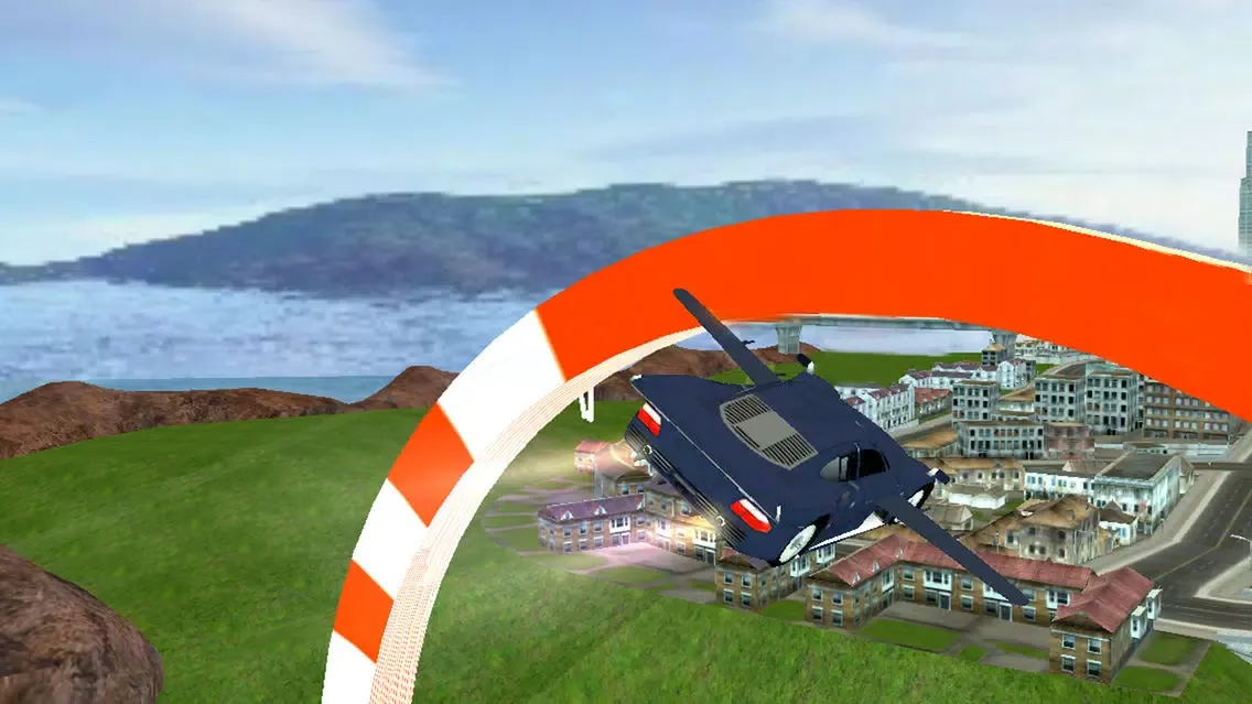 Futuristic Flying Car : Crazy Driving Simulator 3D應用截圖
