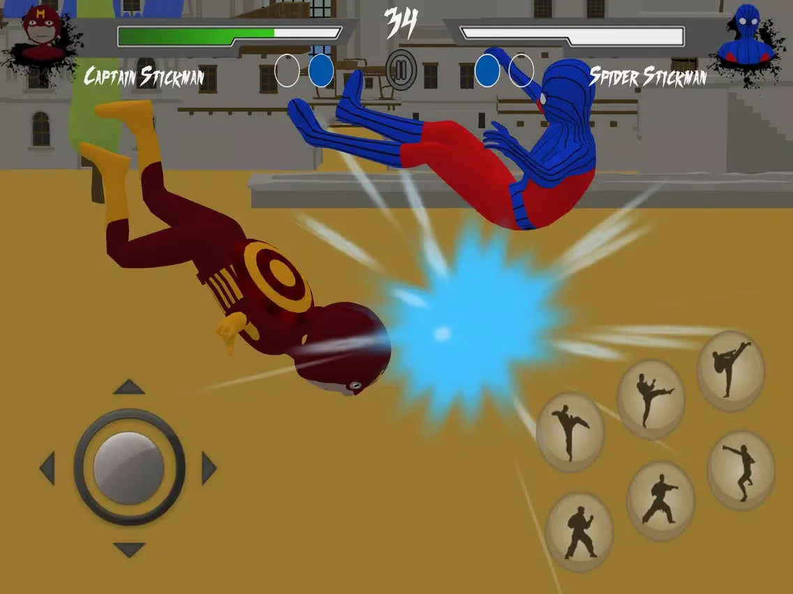 Stickman Fighters Wrestling iPad  سکرین شاٹس