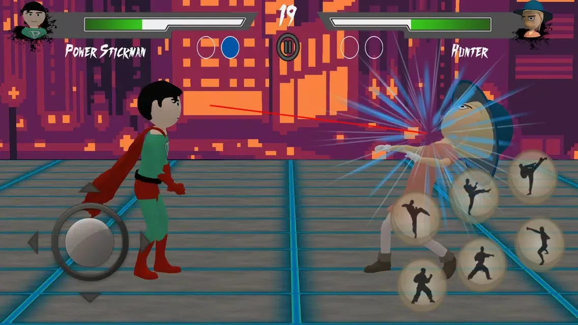 Stickman Fighters Wrestling سکرین شاٹس