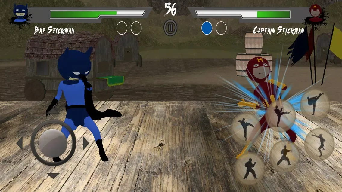 Stickman Fighters Wrestling سکرین شاٹس