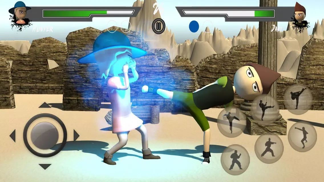 Stickman Fighters Wrestling سکرین شاٹس