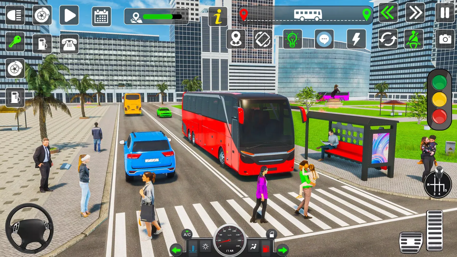 Auto Coach Bus Driving School স্ক্রিনশট