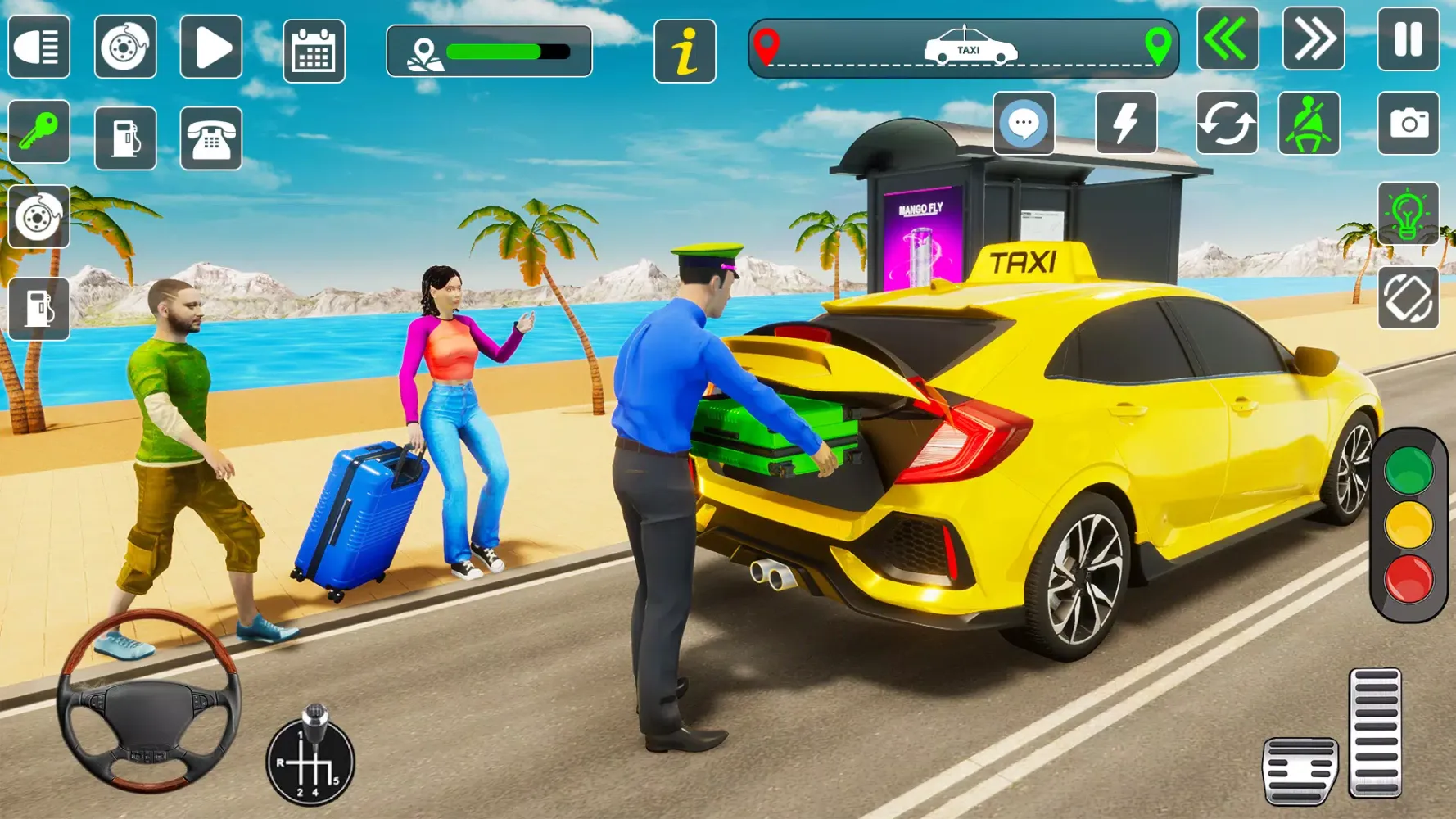 Capturas de pantalla de Taxi Driver 3D Driving Games