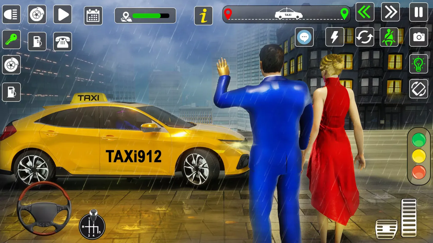 Capturas de pantalla de Taxi Driver 3D Driving Games