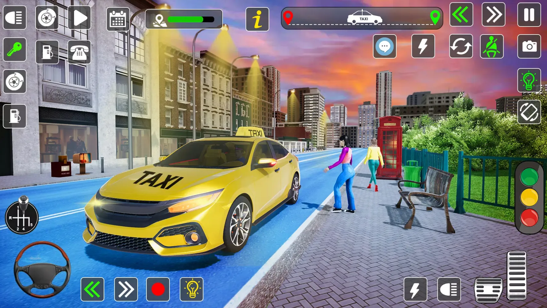 Capturas de pantalla de Taxi Driver 3D Driving Games