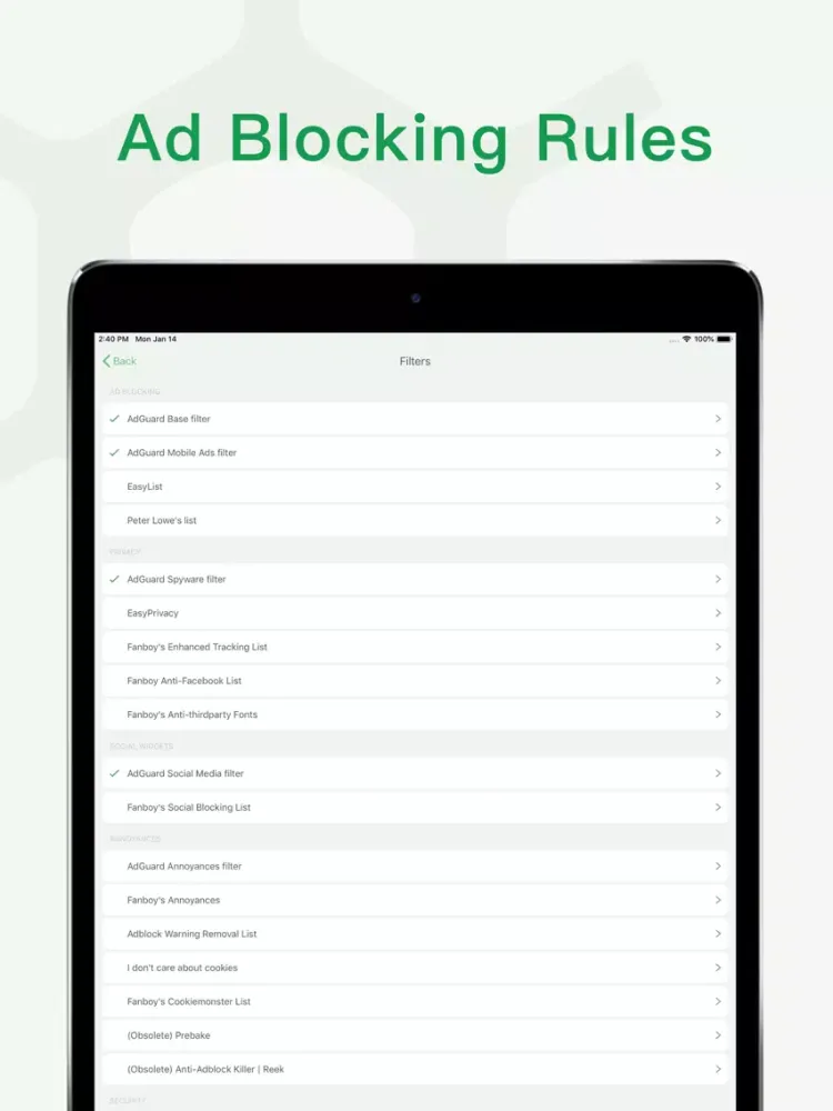 AdBlock Master - Fast Ad Block iPad  스크린샷