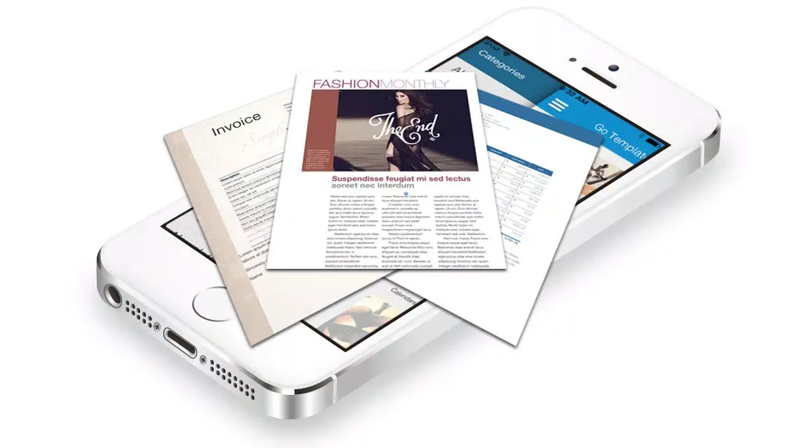 Templates Pro for Pages Document Free স্ক্রিনশট