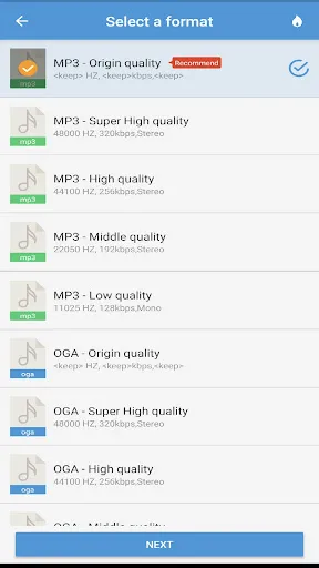 Audio Extract Kit - mp4 to mp3 Screenshots