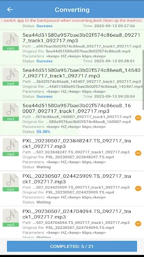 Audio Extract Kit - mp4 to mp3 Screenshots