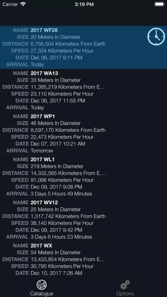 Capturas de pantalla de Torino - Near Earth Objects