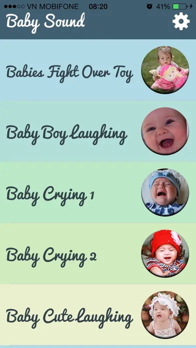 Baby Sound - Baby Cry, Baby Laugh , Kids Sounds Screenshots