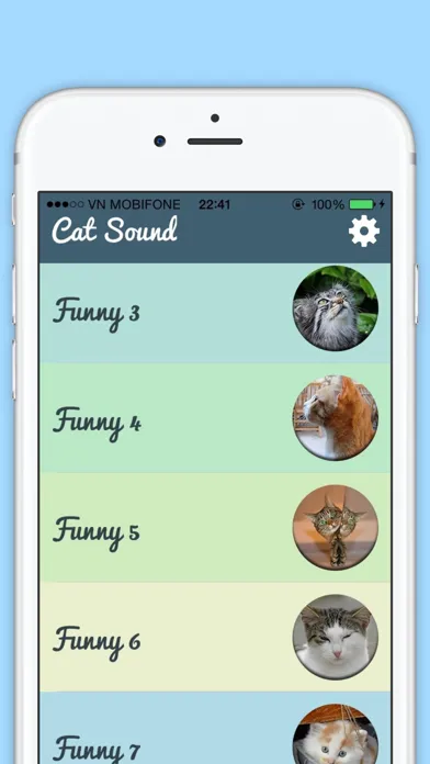 Скриншоты Funny Cat Sounds - Cat Music,Meow Sounds