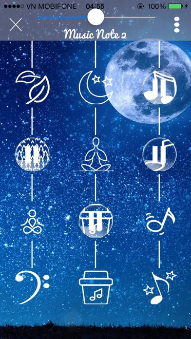 Tangkapan layar Melodies Sleep: Meditation - Relax zen sounds & white noise for meditation, yoga and baby relaxation