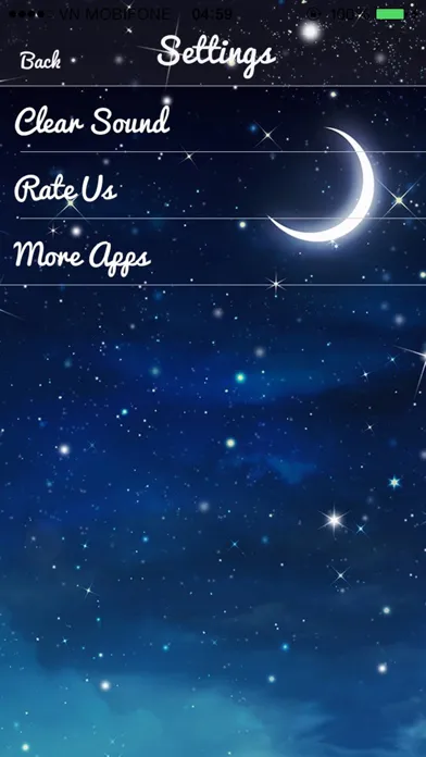 Tangkapan layar Melodies Sleep: Meditation - Relax zen sounds & white noise for meditation, yoga and baby relaxation