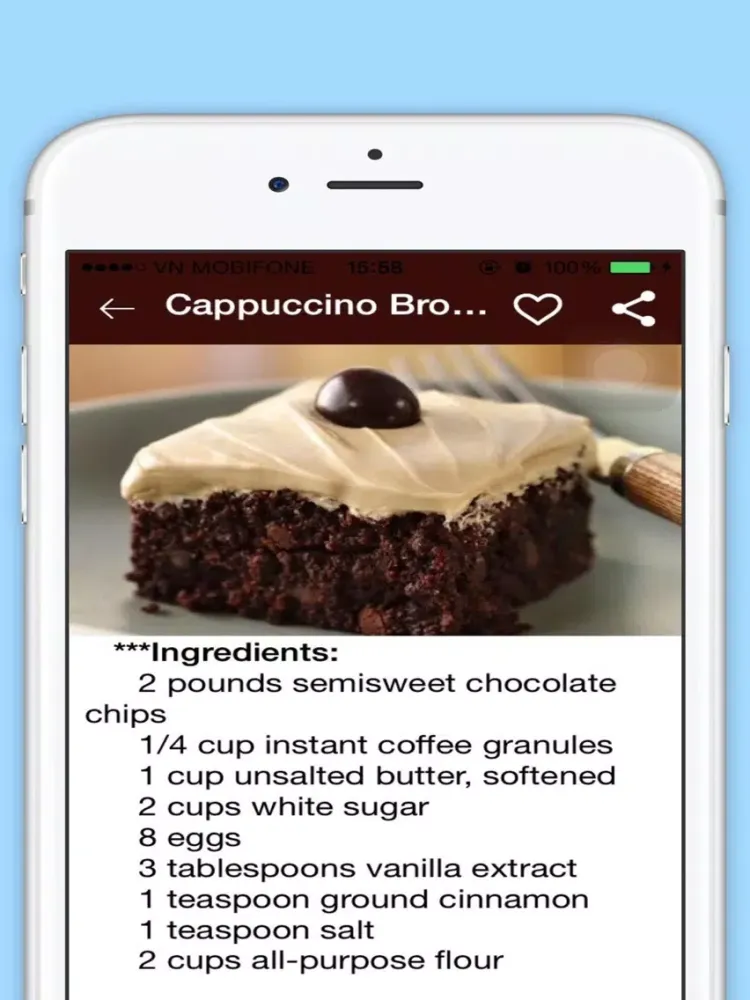 Captures d'écran de Brownie Recipes - Best Cookbook of Sweet Food Recipes for Dinner and Breakfast iPad 