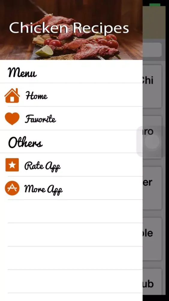 Capturas de pantalla de 3500+ Chicken Recipes - Delicious Food Recipes