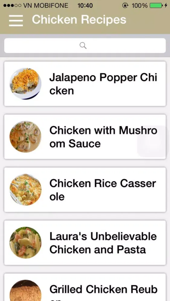 Capturas de pantalla de 3500+ Chicken Recipes - Delicious Food Recipes