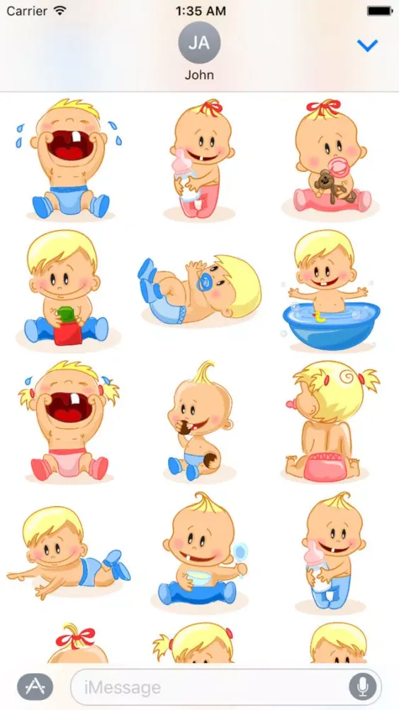 Скриншоты Child Cute Sticker Pack 02