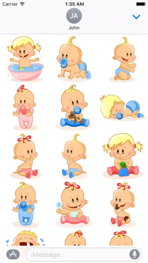 Скриншоты Child Cute Sticker Pack 02