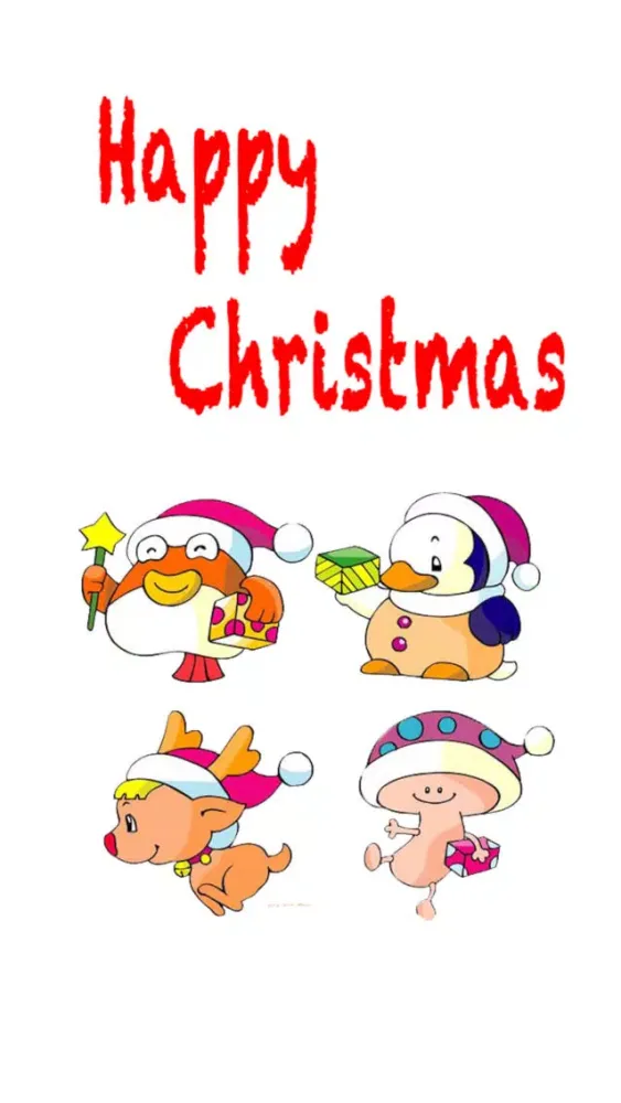 Tangkapan skrin Christmas Emoji - Sticker