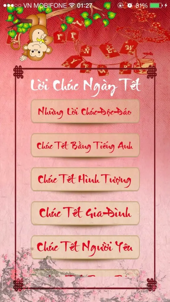 Capturas de pantalla de Chuc tet SMS