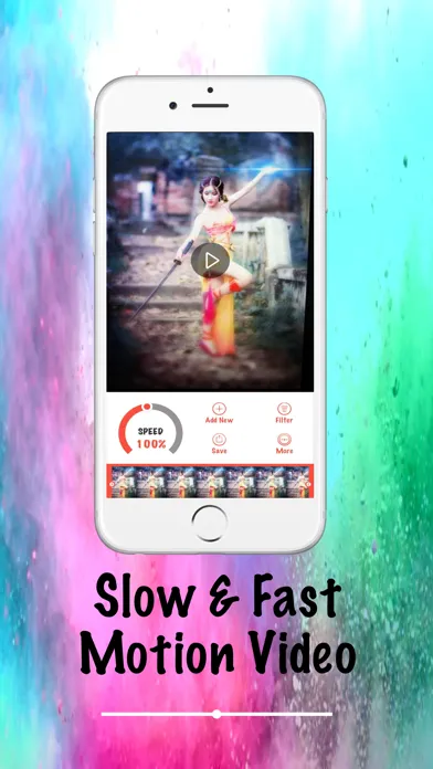Tangkapan skrin Editor Video Slow & Fast