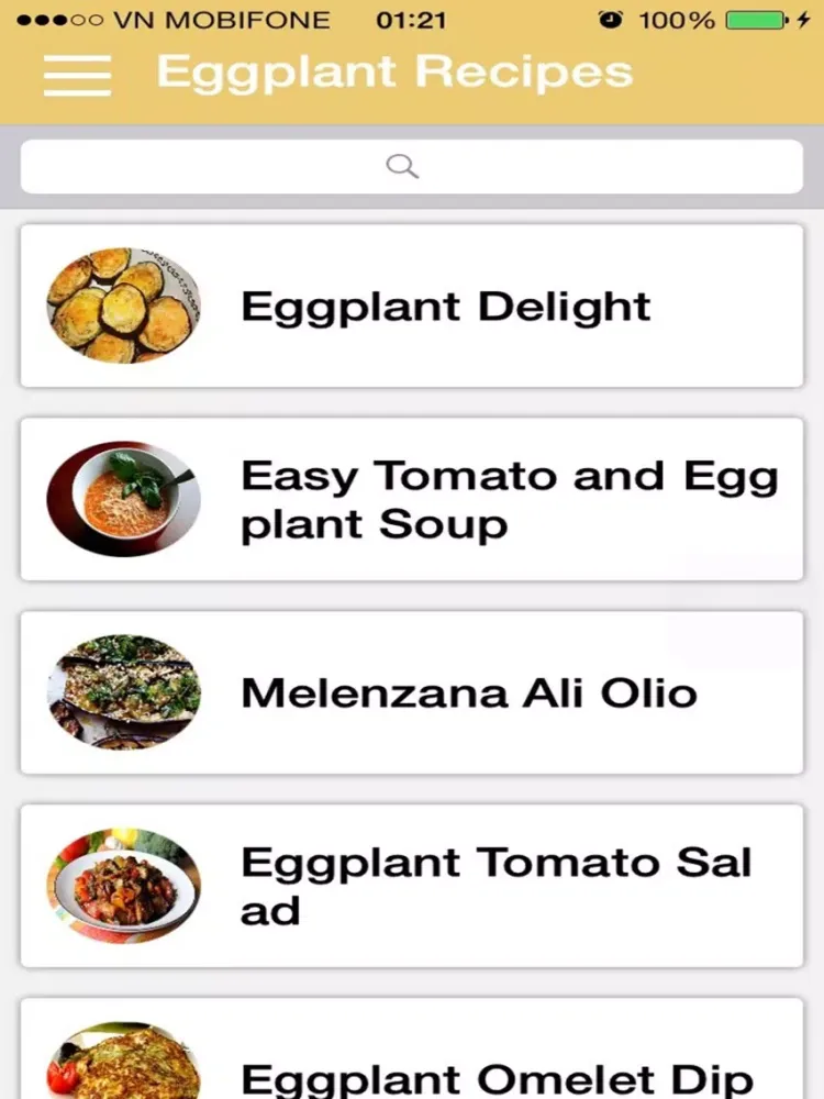 Eggplant Recipes - Collection of 200+ Eggplant Dinner and Lunch recipes iPad  스크린샷