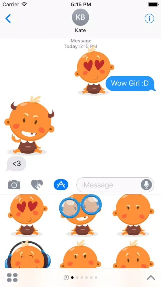 Baby Cute Sticker - Emoji應用截圖