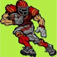 Cartoon Football Sticker - Emoji