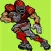 Cartoon Football Sticker - Emoji