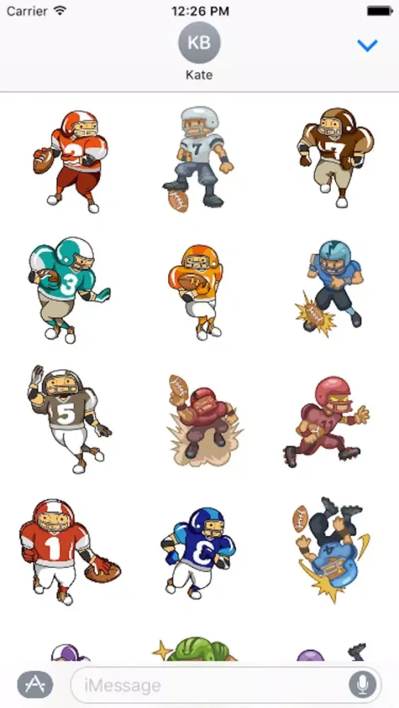 Cartoon Football Sticker - Emoji स्क्रीनशॉट