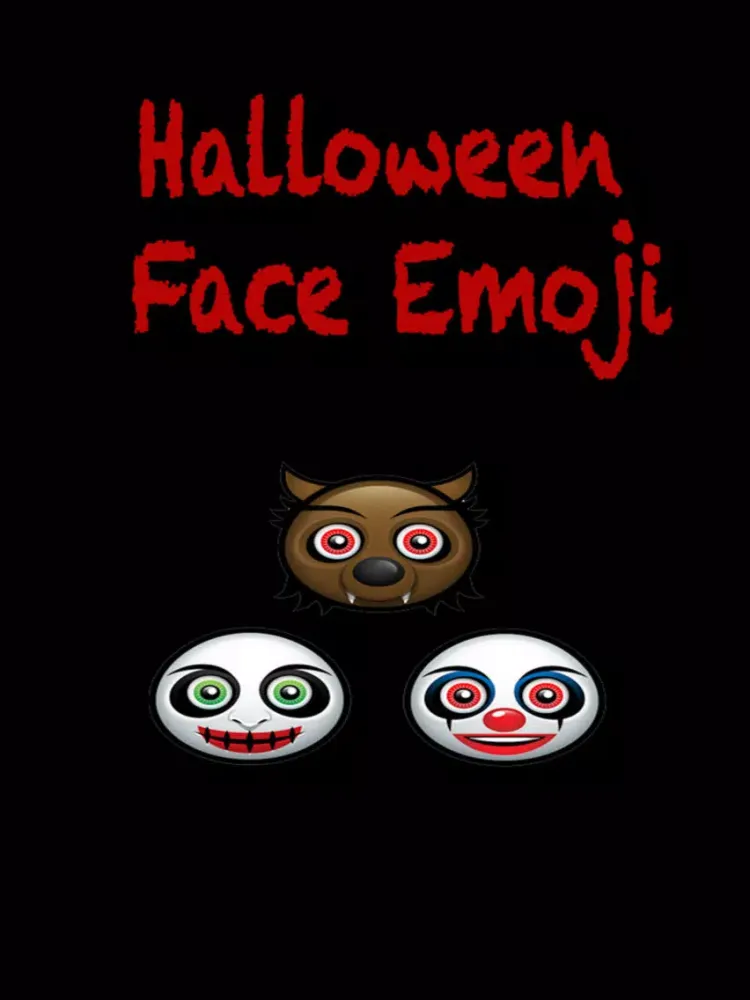 تصاویر Halloween Face Emoji - Sticker iPad 