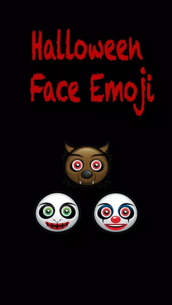 تصاویر Halloween Face Emoji - Sticker