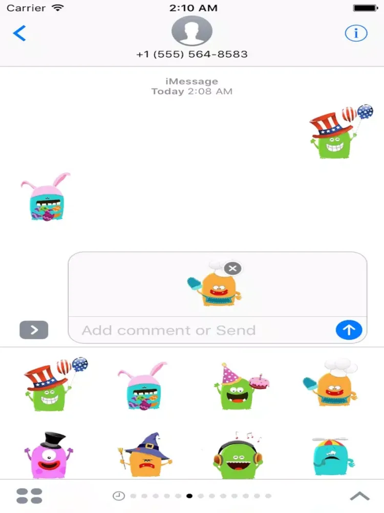 Screenshot di Job Emoni Emoji - Sticker iPad 