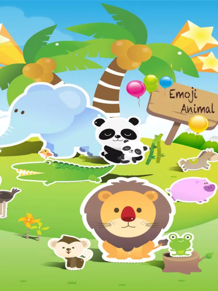 Animal Sticker - Emoji iPad 應用截圖