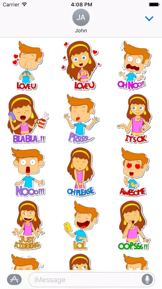 Emotion Kid Sticker 스크린샷