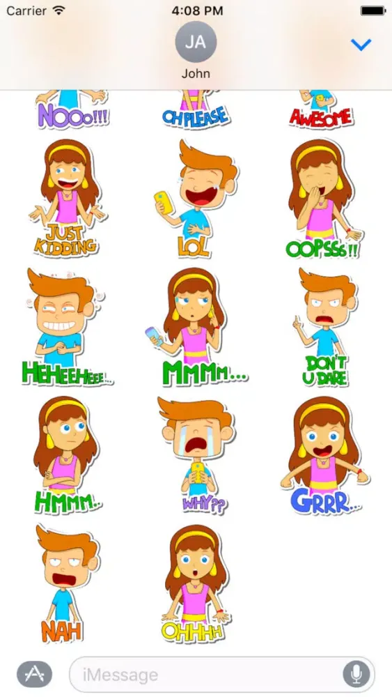 Emotion Kid Sticker 스크린샷