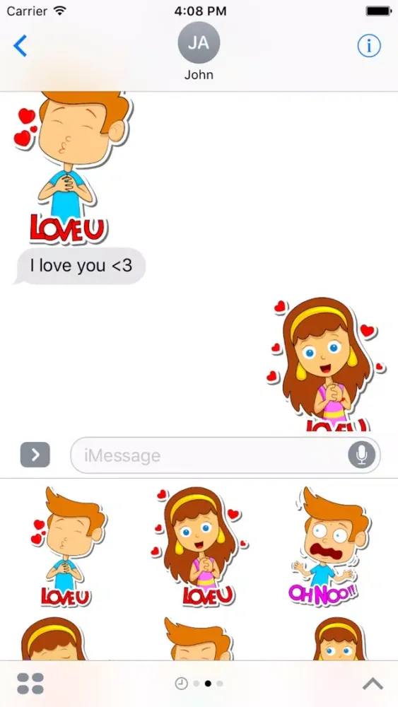 Emotion Kid Sticker 스크린샷