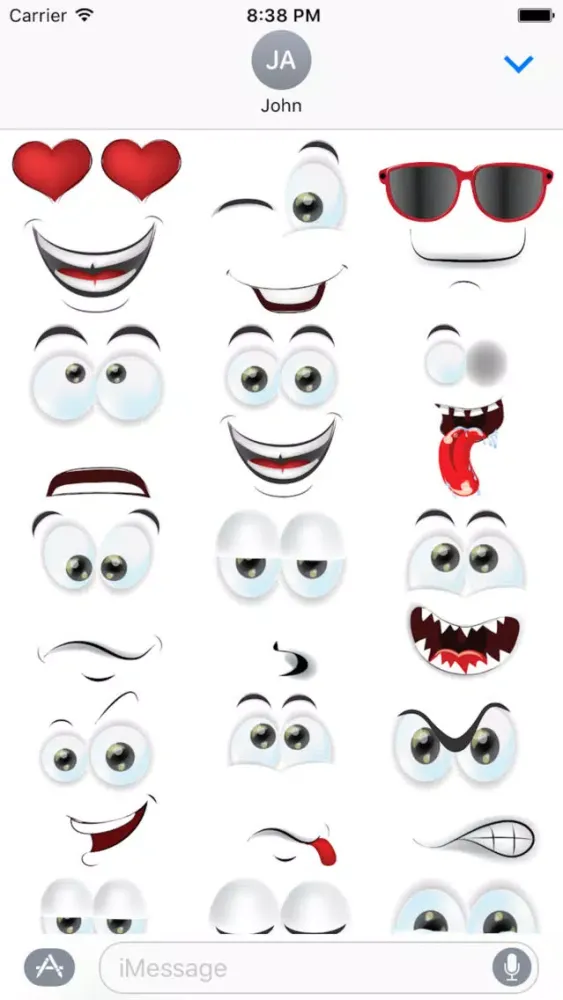 Face Cute Emotion Pack 01 سکرین شاٹس