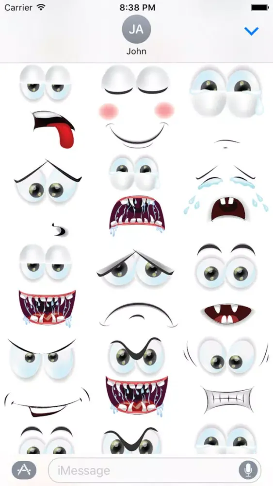Face Cute Emotion Pack 01 سکرین شاٹس