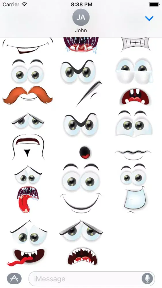 Face Cute Emotion Pack 01 سکرین شاٹس
