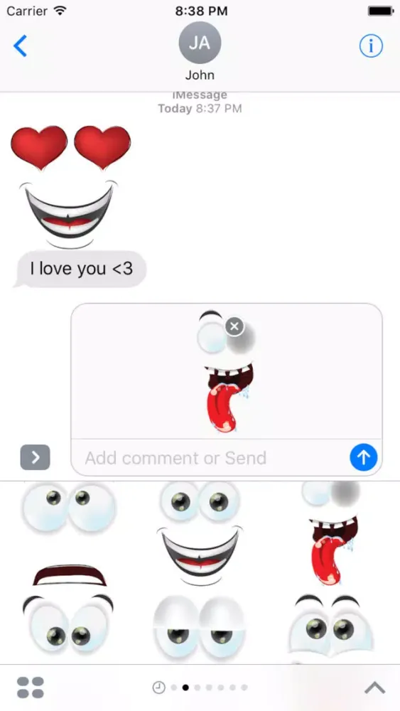 Face Cute Emotion Pack 01 سکرین شاٹس