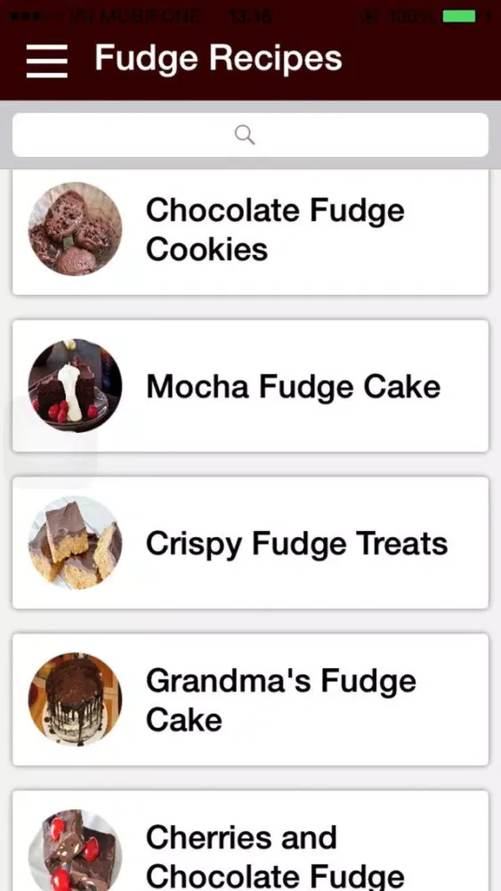 Delicious Fudge Recipes Screenshots