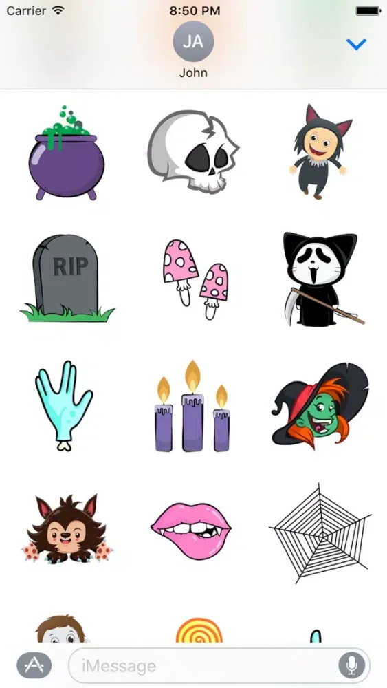 Capturas de tela do Halloween Cartoon Sticker