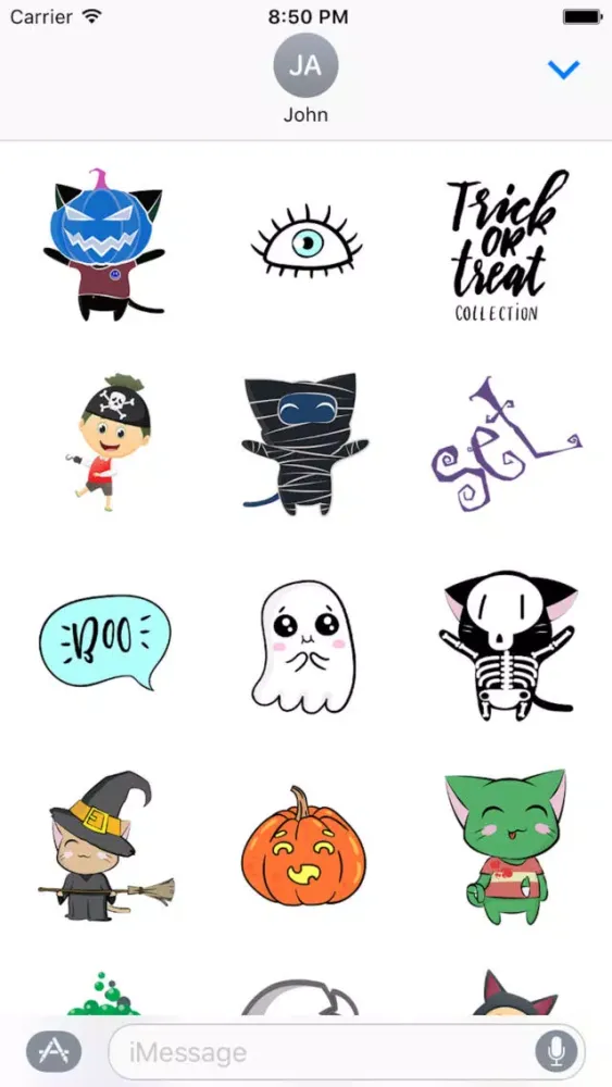Capturas de tela do Halloween Cartoon Sticker