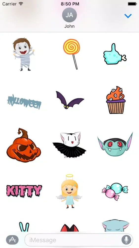 Capturas de tela do Halloween Cartoon Sticker