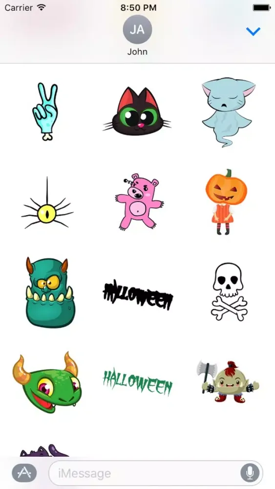 Capturas de tela do Halloween Cartoon Sticker